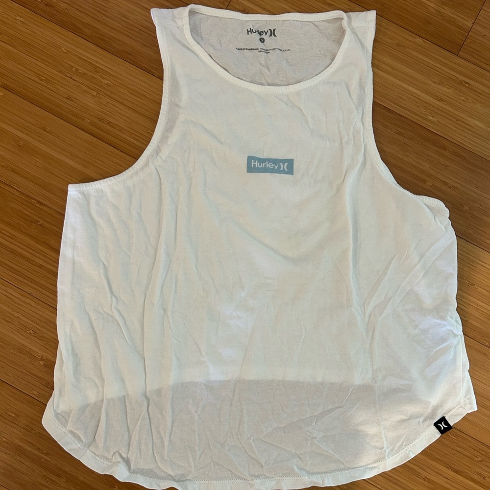 Hurley white tank